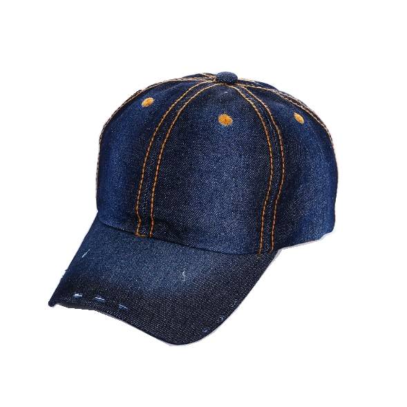 New spring and summer simple blank wash plain denim baseball cap